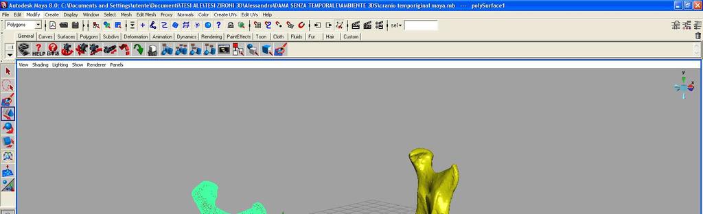 5. Modificare la superficie integrante da object mode a face (Fig. 5.B).