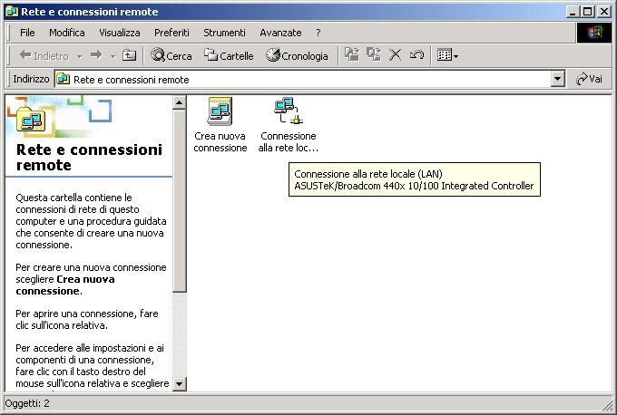 Guida rapida all avvio Configurazione del PC per Windows 2000 1.