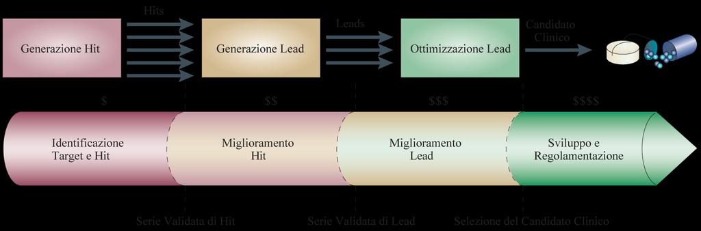 Processo del drug discovery.