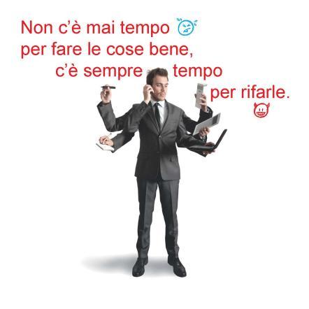 Tempo per lavorare o lavorare per tempo?