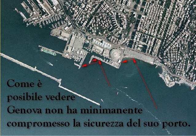 3) Porto di Genova Io sono genovese e ho fatto i miei studi in questa città, può darsi che noi ragioniamo ancora all' antica e continuiamo a costruire, in nostro porto,