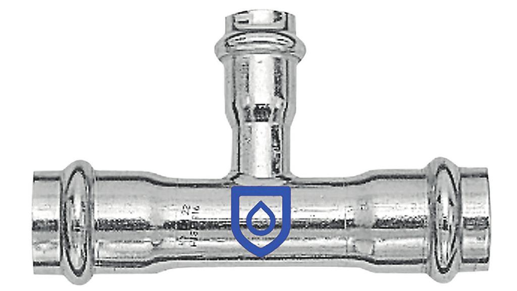 FRABOPRESS 316 Raccordi in acciaio inox a pressare DESCRIZIONE FRABOPRESS 316 è un sistema costituito da tubi e raccordi a pressare in acciaio inossidabile austenitico AISI 316L (materiale 1.