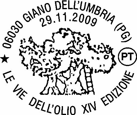 1735 RICHIEDENTE: Circolo Filatelico Bellunese SEDE DEL SERVIZIO: Longarone Fiere Via del Parco, 3 32013 Longarone (BL) DATA: 29/11/09 ORARIO: 10.30/16.