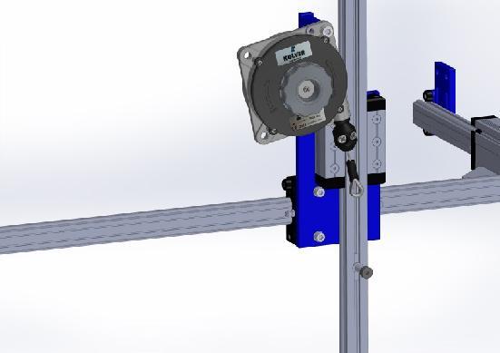 11) Fissaggio cavo bilanciatore su SAR XYZ Svitare la vite rettificata, inserirla nell occhiello del bilanciatore e riavvitarla nell apposito dado all interno della corsia.