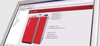 Caratteristica: sistema di visualizzazione Froling 3200 I vostri vantaggi: monitoraggio e comando dal PC registrazione dei dati della caldaia monitoraggio a distanza via modem Il sistema