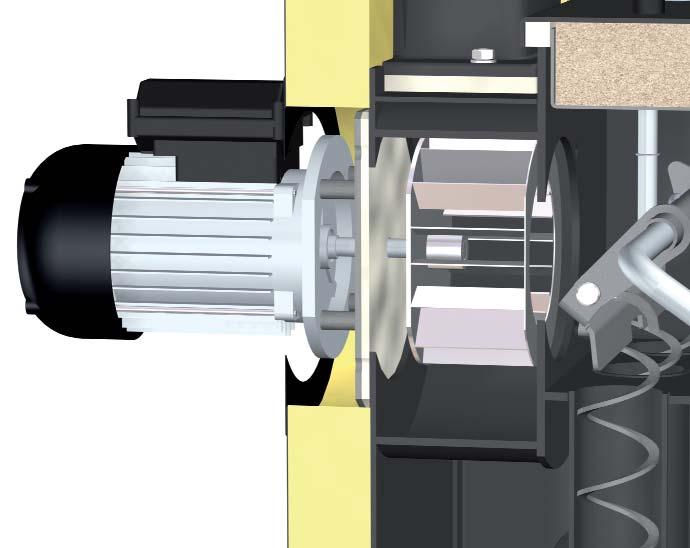 Dettagli intelligenti Caratteristica: ventilatore a tiraggio indotto a velocità variabile I vostri vantaggi: massima comodità d uso avvio ineccepibile della caldaia stabilizzazione continua della