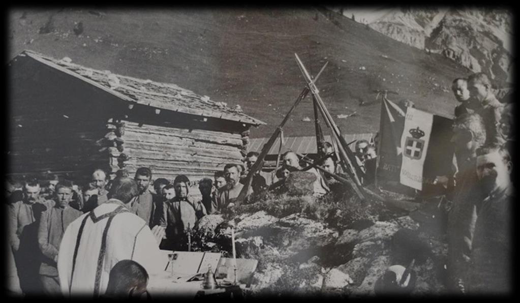 Albo dei Caduti: da Locana (d.m. di Ivrea), Soldato 49 Regg. Fanteria, morto il 09/03/1916 sul Monte Cristallo in seguito Atto di morte Comune di Locana, anno 1916 Parte II Serie C, n.