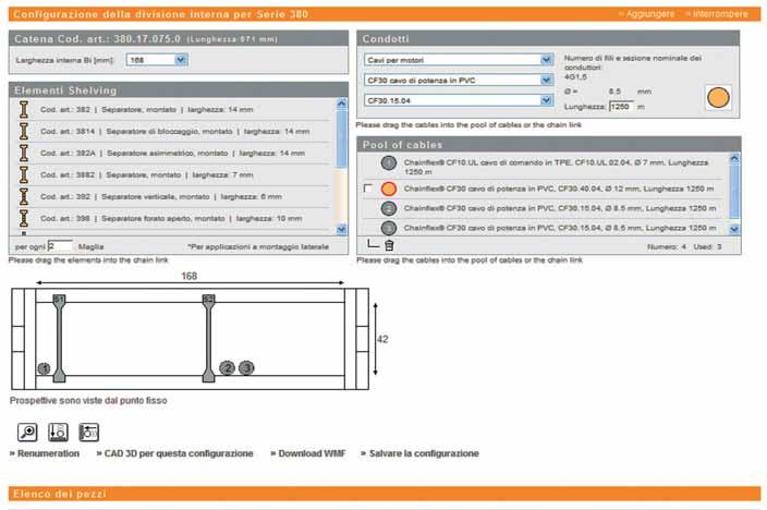 onfigurazi Minimizzate i tempi di progettazione con la configurazione online della separazione interna Ancora più semplice - Configurazione online della separazione!