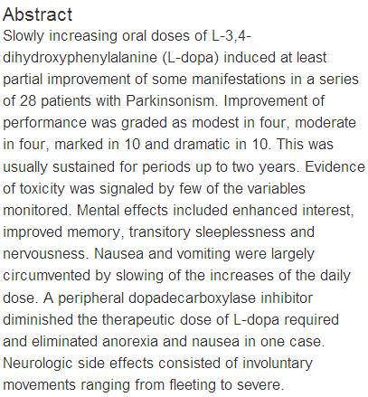 results from the peripheral and