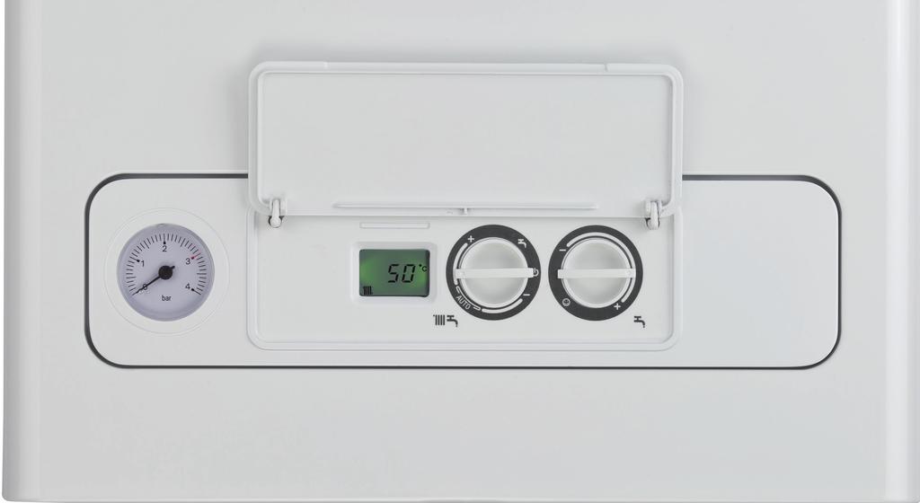 1 3 4 1 3 4 Idrometro Display digitale Selettore on/off/estate/inverno/reset/temperatura riscaldamento/attivazione Sistema Clima Amico Selettore temperatura acqua calda sanitaria/attivazione