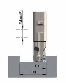 min. DH (mm) Profondita di Taglio max.