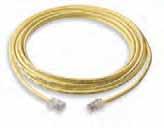 Cordoni di permutazione Cat. 5 UTP in rame e multiplo ordine ( pezzo) 0300. Cordone di permutazione RJ45 Cat. 5, 3,26 cavo non schermato a 4 coppie 24 AWG, con guaina PVC, giallo - m 0300.