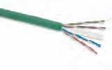 Cavi Cat. 5e FTP e multiplo ordine 03060 Cavo Cat. 5e, schermato, 4 coppie, 305/305 m 39,52 24 AWG con guaina PVC, grigio - 305 m 0306 Cavo Cat.