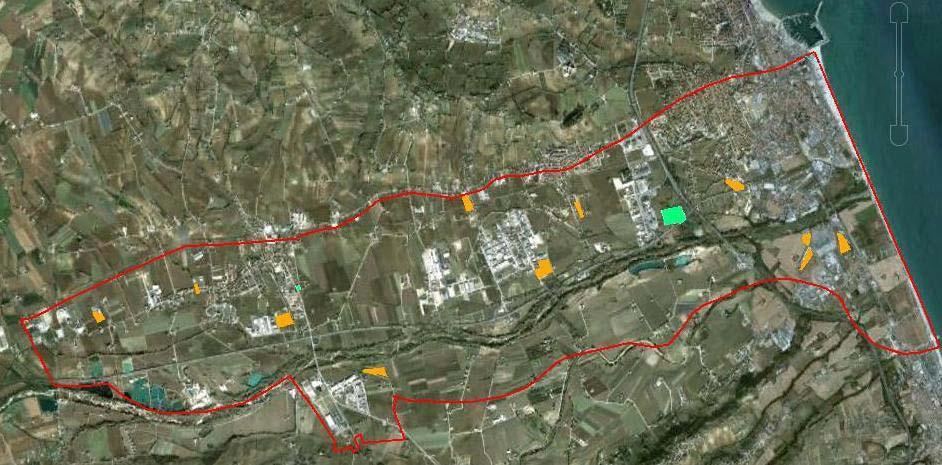 DISTRIBUZIONE DELLA CONTAMINAZIONE (indagini ARPAM, marzo-aprile 2008) concentrazione (µg/l) 4 3,5 3 2,5 2 1,5 1 PCE 1,1,1 - TCA 0,5 concentrazione (µg/l) 80 70 60 50 40 30 20 PCE TCE 1,2 - DCE