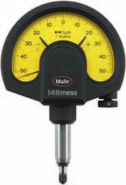 Risoluzione 0,001 mm / 0,00005 Precisione ± 0,004 mm Campo di misura 12 mm Codice 2959101 99,00 Diametro ghiera 57 mm / 0,0005 Campo di misura 12 mm Codice 2959010 75,00 Con certificato Codice