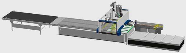 STAND-ALONE DIMENSIONI D INGOMBRO E LAYOUT A B C Morbidelli n100 12 mm 2190 2552 (3552*) 4565 (5570*) Morbidelli n100 15 mm 2190 2852 (3852*) 5765 (6770*) Morbidelli n100 18 mm 2190