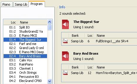 26 Nord Electro 4HP Manuale Operativo OS v1.x Il Sound Manager Barra degli strumenti Info Cliccando su questa icona si aprirà una finestra d informazioni sulla destra.