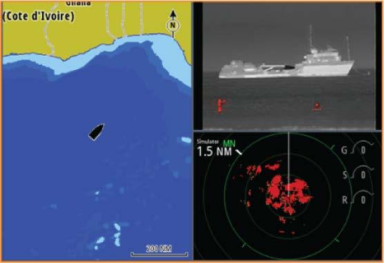 Se è disponibile una videocamera FLIR serie M nella rete Ethernet, è possibile visualizzare il video e controllare la videocamera dal sistema.