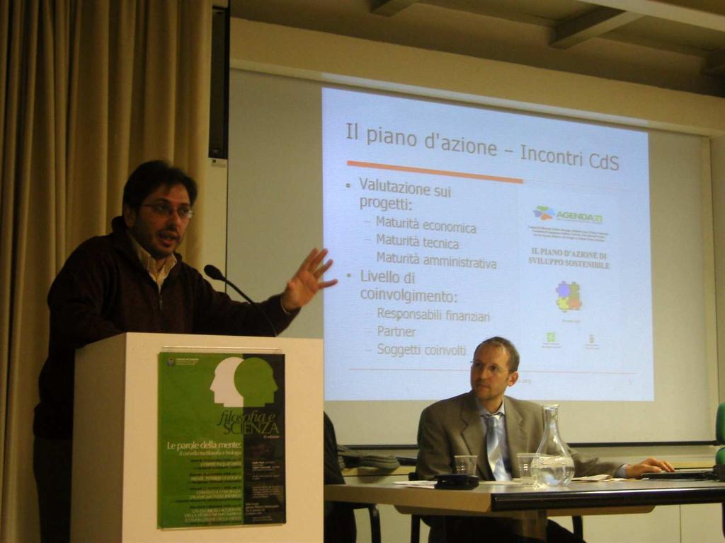 Attivazione del processo di Agenda 21 nei Comuni dell Est Ticino Attività in plenaria: I