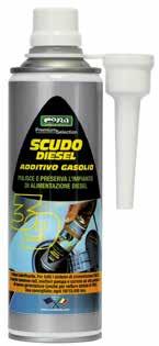 37 SCUDO GAS ADDITIVO IMPIANTO GPL INDISPENSABILE: IL PRIMO FAI DA TE Migliora il rendimento del motore / Rende più duraturo il funzionamento dell impianto / Riduce sensibilmente i consumi.