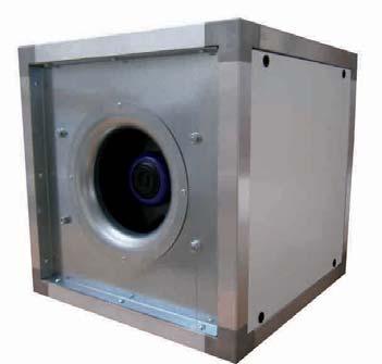 Gamma Il ventilatore è disponibile in 8 taglie da 4 a 7.6 m³/h.