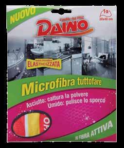 New Daino Microfiber Glass Cloth is even more effective on shiny or reflective surfaces such as glasses, crystals or mirrors.