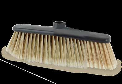 Lightweight with thin and flexible bristles, it s suitable for any type of floor.