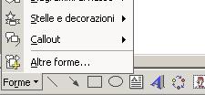 modificare le dimensioni di un disegno, posizionare il mouse su uno dei quadratini che compaiono intorno