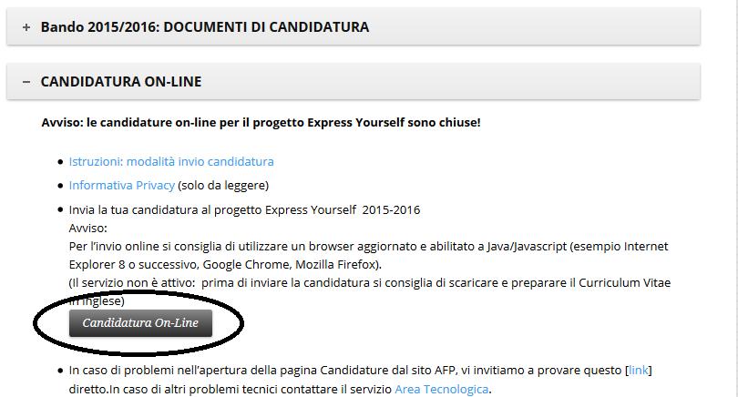 Salvare il CV sul proprio computer nominandolo come segue: CV-Europass-Cognome Compilare il Curriculum sul proprio computer in Lingua INGLESE e salvarlo sul proprio computer Nota: il CV è lo