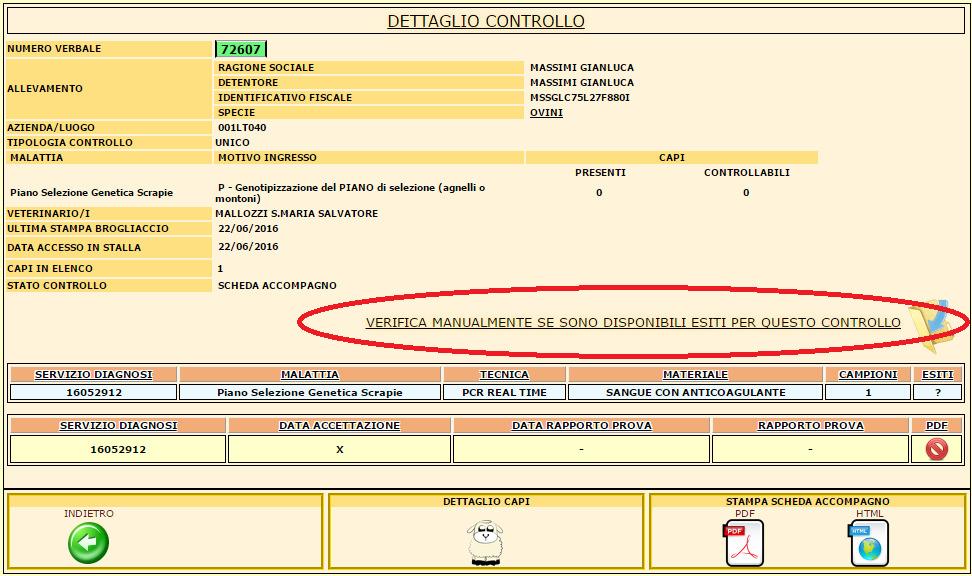 In modalità automatica con procedure che verificano ogni due ore la disponibilità di esiti.