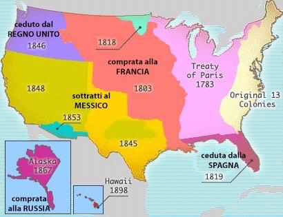 GLI USA Gli USA si sono costruiti