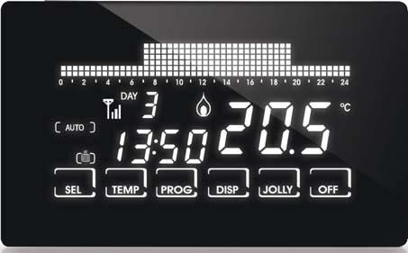 IL CRONOTERMOSTATO WiFi Design, tecnologia ed eleganza sono le parole d ordine Intellitouch WiFi per la nuova gamma di cronotermostati Intellitouch WiFi con profilo ultrapiatto, schermo