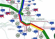 Per Firenze: 20 minuti, 12 in più del normale Calcolo tempi medi di percorrenza 360