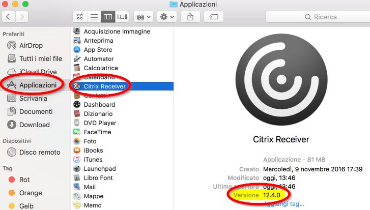 (Mavericks) Aprire Safari e cliccare su Safari e infine su a proposito di Safari.