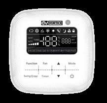 CLIMATIZZAZIONE CARATTERISTICHE TECNICHE 2 modelli. Compressore di tipo DC inverter con circuito a pompa di calore. Gas refrigerante di tipo HFC R410A.