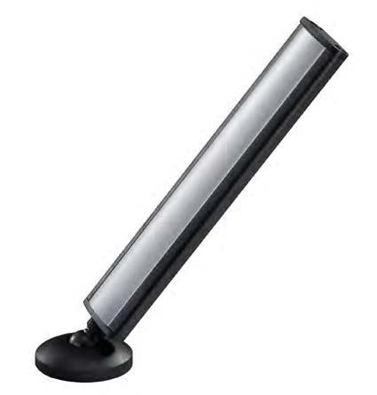 alluminio anodizzato/ anodized aluminum retail & hospitality museum Faretto LED lineare orientabile per interni. naturale o nero di ridotte dimensioni con testatine di chiusura. Modulo LED 1,8W tot.