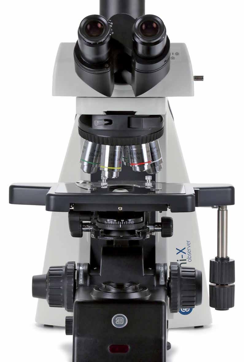 Microscopi all avanguardia per applicazioni avanzate delle Scienze della Vita Il design ergonomico e gli obiettivi all avanguardia rendono il Delphi-X Observer il microscopio ideale per applicazioni