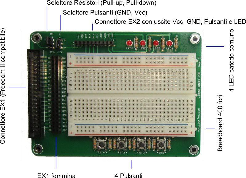 particolare se i pulsanti sono collegati a GND, i resistori devono essere di pull-up, mentre se i pulsanti sono collegati a Vcc i resistori devono essere di pull-down.