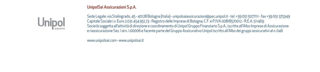 Contratto di Assicurazione Infortuni e Responsabilità Civile CONVENZIONE MULTIRISCHI PER