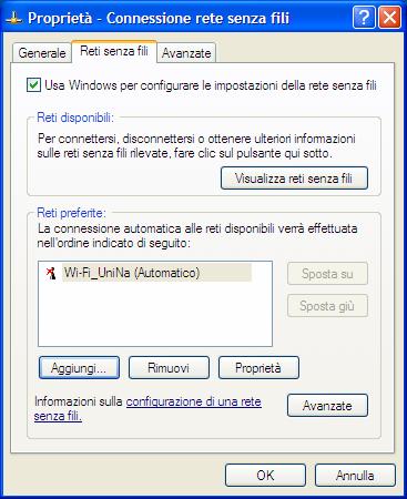 Nel momento in cui la postazione si trova nell area di copertura della rete wireless, Windows rileva la presenza della rete avvertendo l utente con un fumetto (figura 19a)