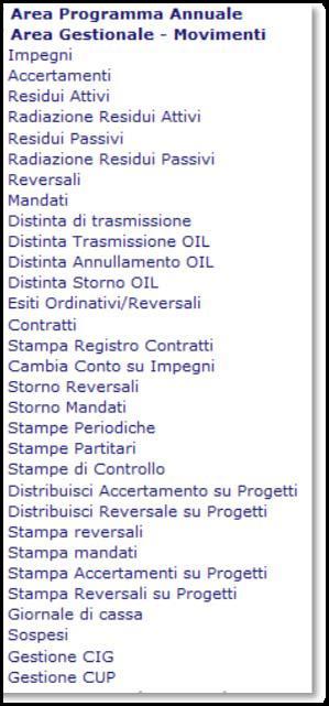 Caricare il giornale di cassa in sidi Selezionare la voce di menu gestione finanziario contabile Selezionare la voce di menu bilancio scuole Impostare l anno