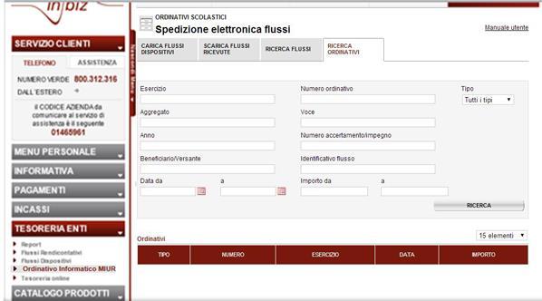 Inbiz Ordinativo informatico Miur Dopo aver effettuato l accesso Selezione Tesoreria Enti Ordinativo Informatico MIUR NB UNA VOLTA FATTO IL LOGIN POTREBBE SUCCEDERE CHE VENGA RICHIESTO DI NUOVO