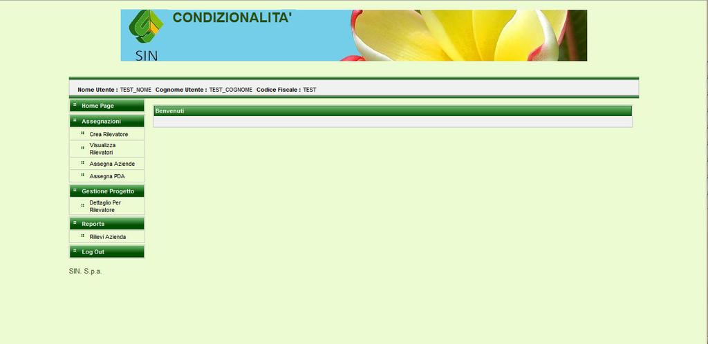 L indirizzo del sito operativo, così come le credenziali di accesso verranno comunicate con apposita e-mail.