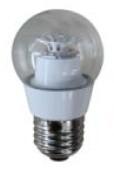 Lampada goccia a led attacco E27 4 mod.