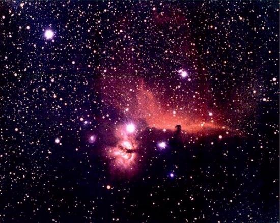Nebulosa Fiamma Le nebulose sono ammassi di polveri e gas (principalmente