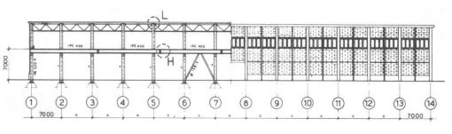 7 1 2 3 8 9 Esempio n. 2 Fabbricato Industriale 6 5 9 Coefficiente di Esposizione 4 4 k r z 0 [m] z min [m] 0.20 0.