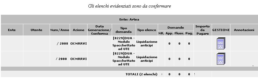 L operazione di registrazione dei dati citati deve essere effettuata sui campi presenti nella maschera gestione elenco che si visualizza seguendo il seguente percorso all interno dell anagrafe: