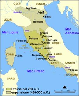 GLI ETRUSCHI INTORNO ALL 800 A.C. MENTRE NELL ITALIA MERIDIONALE SI SVILUPPAVANO LE COLONIE DELLA MAGNA GRECIA NELL ANTICA ETRURIA NACQUE LA CIVILTÀ ETRUSCA.