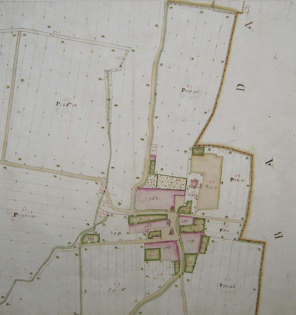 A B ASBg, Catasto Teresiano, Mappa del Comune censuario di Isso, 1723, fg.