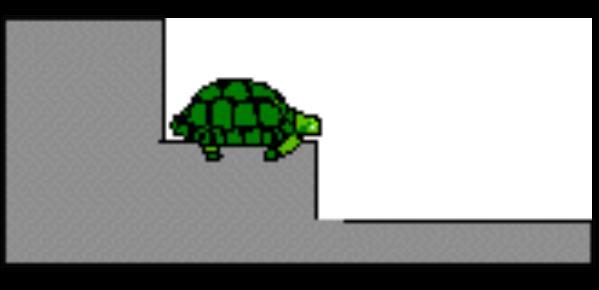 La quantizzazione dell energia Se una tartaruga si muove su un piano inclinato può trovarsi a qualunque altezza rispetto al suolo, perciò può avere qualunque valore di energia potenziale Se la